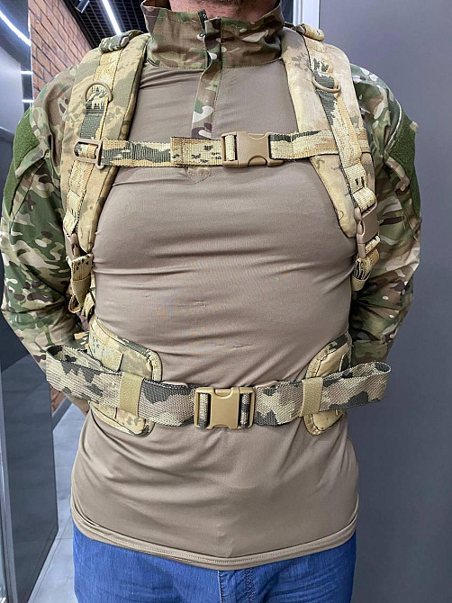 Военный рюкзак 90 л с РПС, WOLFTRAP, цвет Жандарм, тактический рюкзак для военных, армейский рюкзак для солдат Solmir Киев - изображение 7
