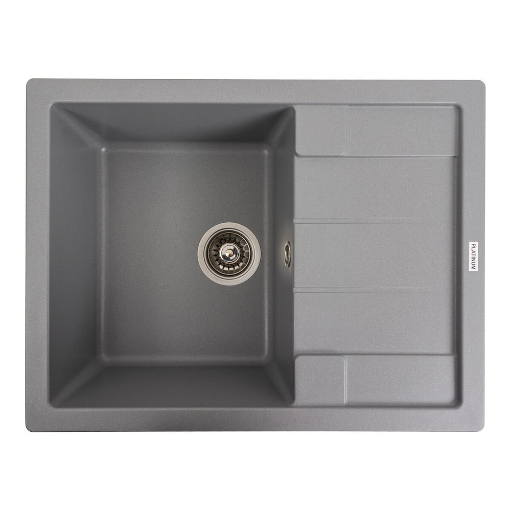 Гранітна мийка для кухні VALESO INTENSO 6550 матова Сірий металік Коломыя - изображение 3