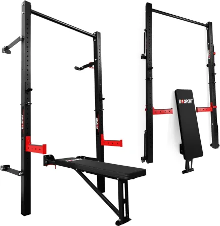 Тренажер K-Спорт Zestaw Składany Ksg014 Лавка + Rack Stojaki Do Wyciskania Киев