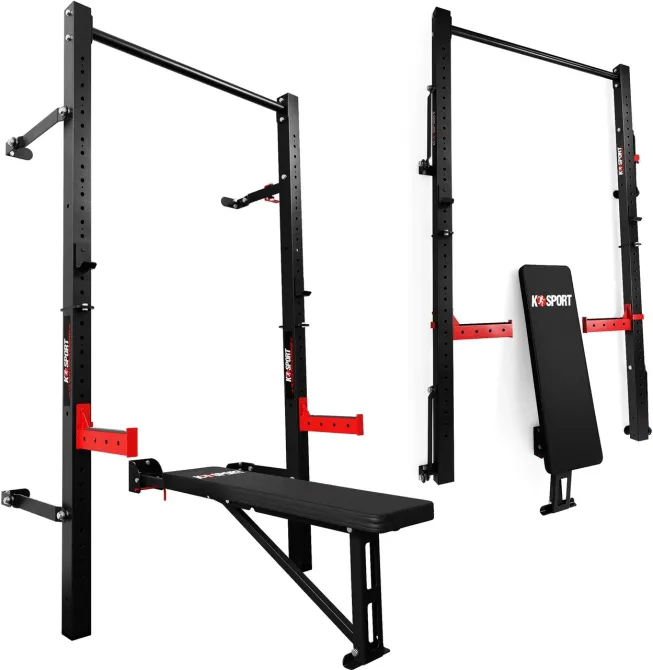 Тренажер K-Спорт Zestaw Składany Ksg014 Лавка + Rack Stojaki Do Wyciskania Киев - изображение 1