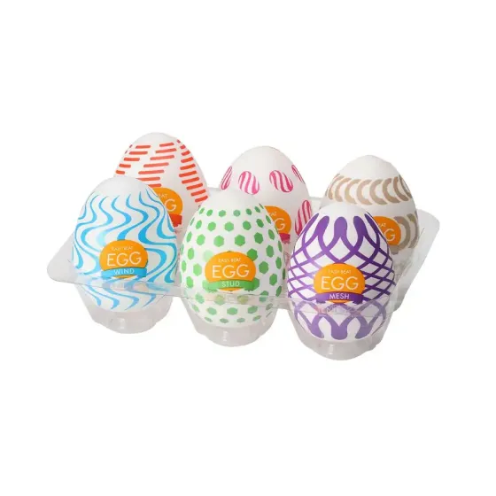 Набір мастурбаторів-яєць Tenga Egg Wonder Pack (6 яєць) Львов