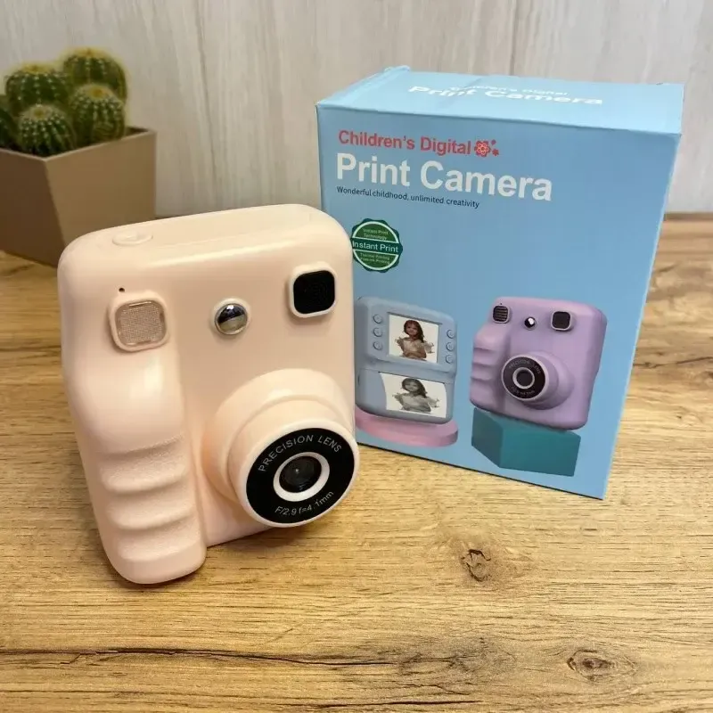 Детская фотокамера A29 Premium с функцией цветной и черно-белой печати + фронтальная камера Коломия - фото 2