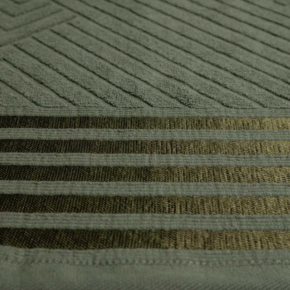 Набор махровых полотенец SOFT 3шт GM Textile 50х90см, 50х90см, 70х140см 500г/м2 (Хаки) Сумы - изображение 6