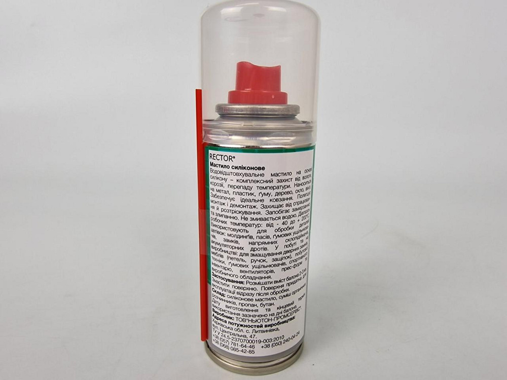 Мастило силіконове в аерозолі Rector 100 мл (1 шт.) Харків - фото 2