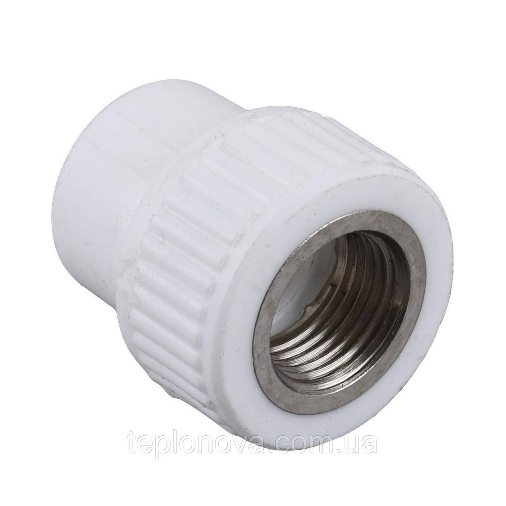 Муфта внутрішня різь Kalde PPR ф25х3/4 (білий) 12078 Чернівці - фото 1