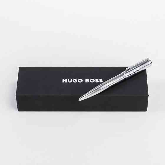 Кулькова ручка Hugo Boss Label Chrome Ровно