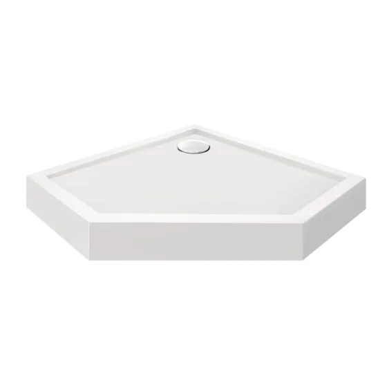 Душовий піддон Qtap Diamond 301112 100x100x12 см + сифон Київ