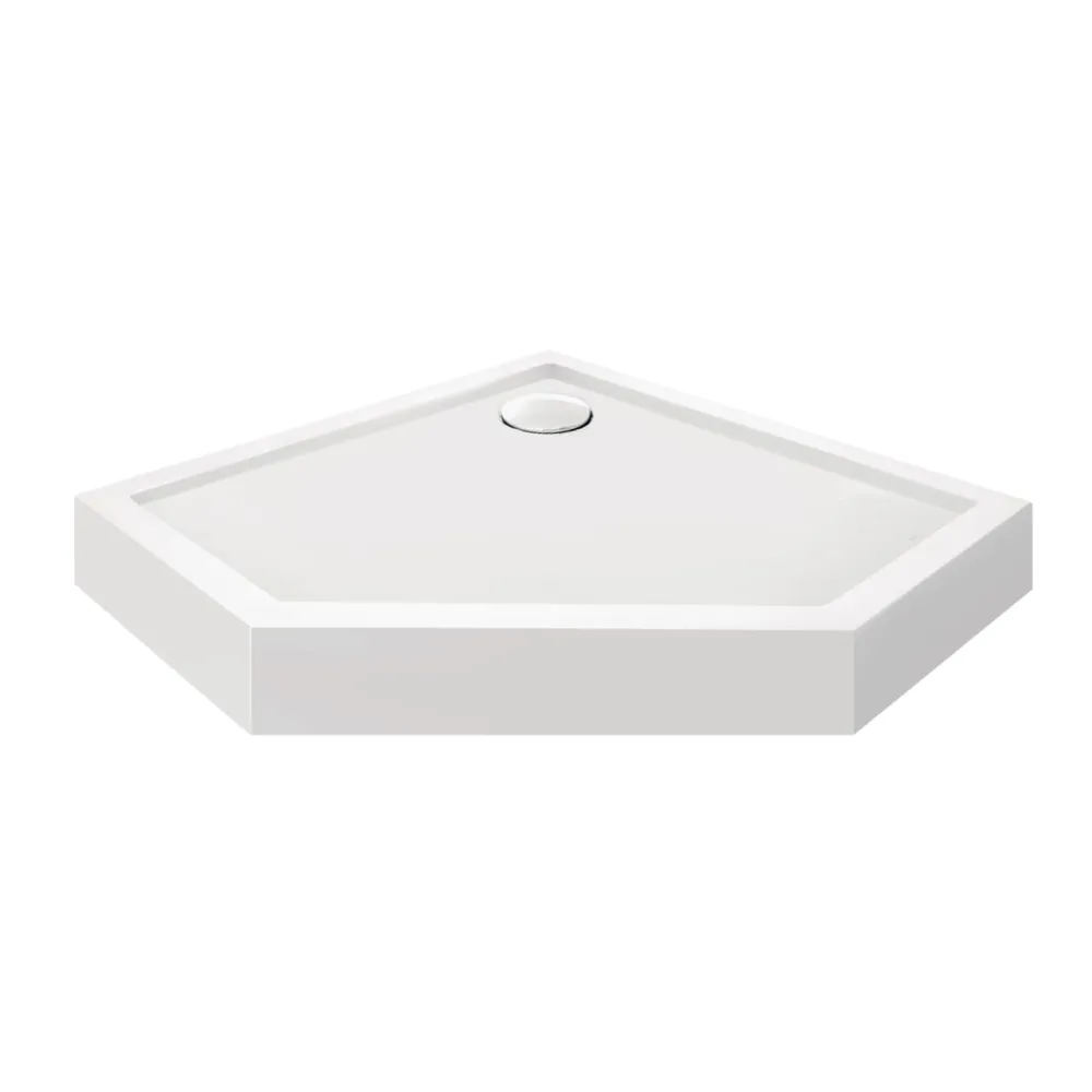 Душовий піддон Qtap Diamond 301112 100x100x12 см + сифон Київ - фото 5