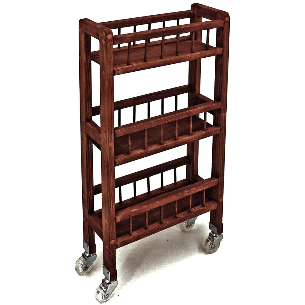 Этажерка для ванной на колёсиках 