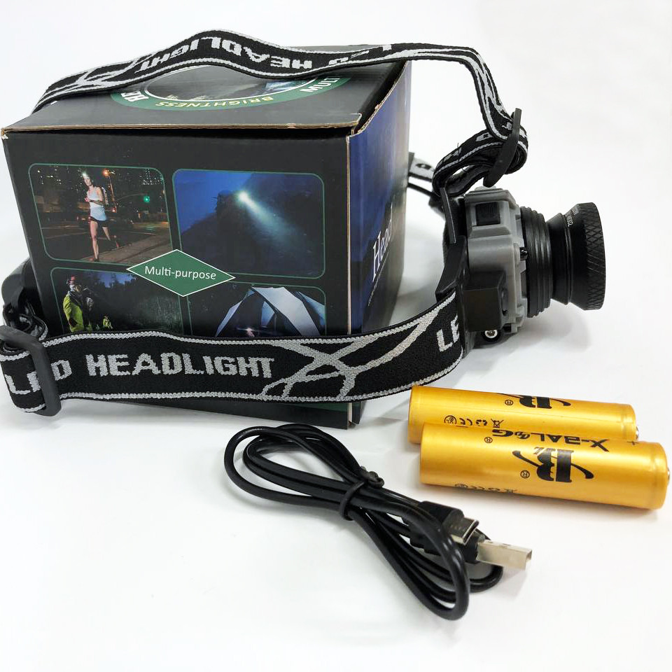 Фонарь для спасателей на голову BL-W002, Портативный светодиодный налобный фонарь KP-48 Львов - изображение 8