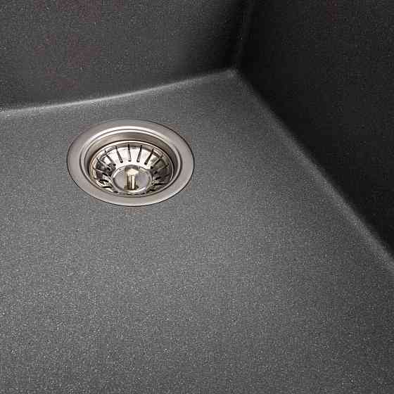 Гранітна мийка для кухні VALESO SOKIL 4150 матова Сірий мусон Коломия
