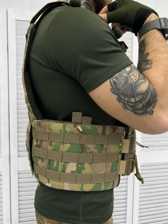 Тактична плитоноска Cold зі швидким скиданням 10-3 без плит (Мультикам) Вінниця