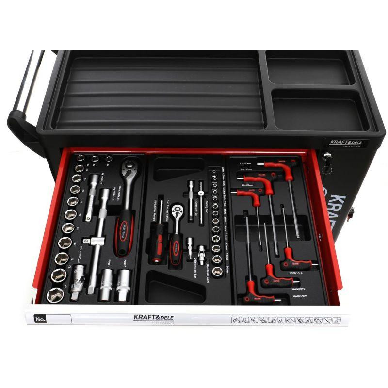 Ящик з інструментом Kraft&Dele KD362, 263 шт. елементів Черкаси - фото 5