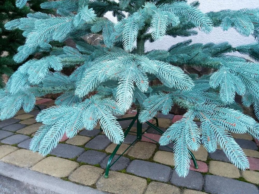 Елка искусственная новогодняя «Литая Премиум» голубая 1.5 / 1.8 / 2.1 / 2.3 / 2.5 м 2.3 Киев - изображение 8