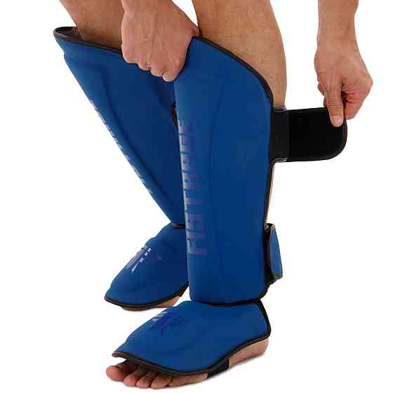 Защита голени и стопы для единоборств FISTRAGE VL-4156 размер S-XL цвета в ассорт. Защита для боевых искусств Киев