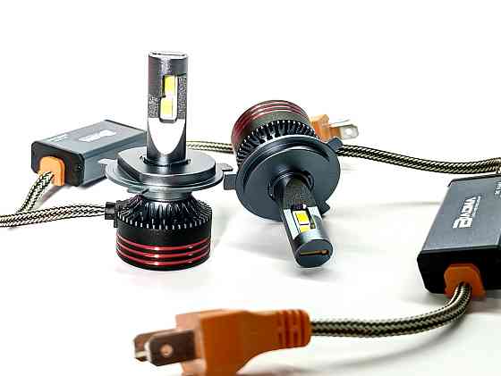 Комплект світлодіодних ламп M8 PRO H4 (P43t) 55W Canbus 6000K 12000Lm 12/24V Харків