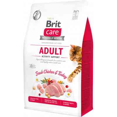 Сухий корм для кішок Brit Care Cat GF Adult Activity Support 400 г (8595602540839) Вінниця