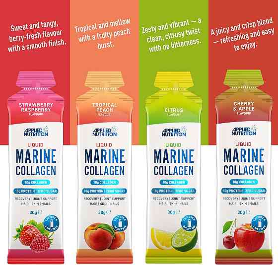 Морской коллаген Applied Nutrition Liquid Marine Collagen 10 x 30 г, Citrus Луцк