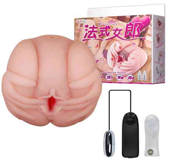 Мастурбатор вагина и анус с вибрацией BAILE - French lady, Vibration Heating function, BM-009022 Sex Aura Киев