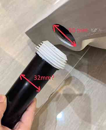 Сполучний патрубок для чаші Генуя Mixxus Premium Wave-2304 (MP6727)   ( 25824 ) Харьков