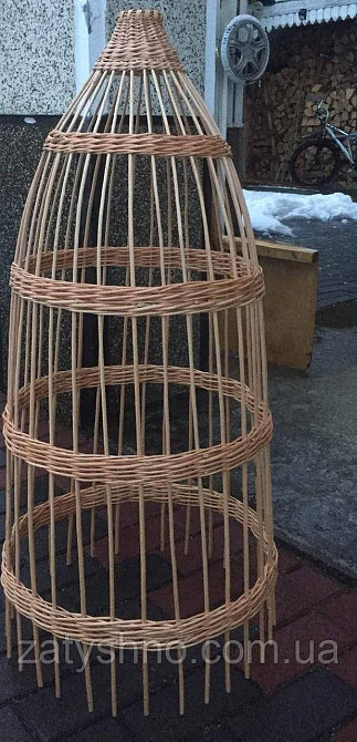 Люстра плетена прозора | люстри в ресторан  | торшери абажури бра велика Київ - фото 3