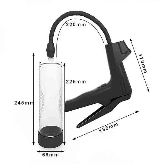 Вакуумна помпа Men Powerup MEN Air Gun Penis Pump Sex Aura Київ