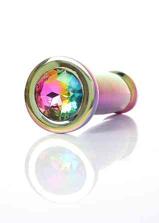 Анальная пробка - Jewellery Multicolour Penis Plug Clear M Sex Aura Киев