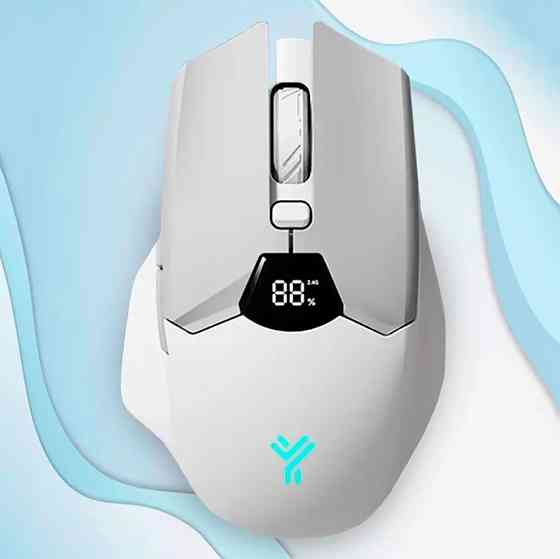 Мишка Бездротова Ігрова SX01 600 мАг Bluetooth DPI для Пк і ноутбуків Біла Запоріжжя
