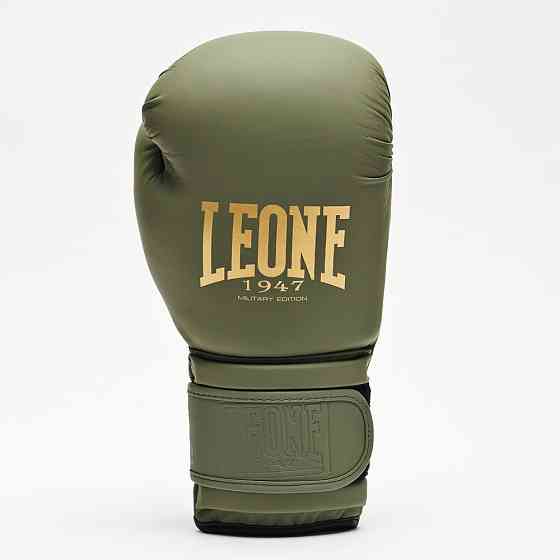 Боксерские перчатки Leone GN059G MILITARY EDITION Green 10 унций (капу в комплекте) Киев