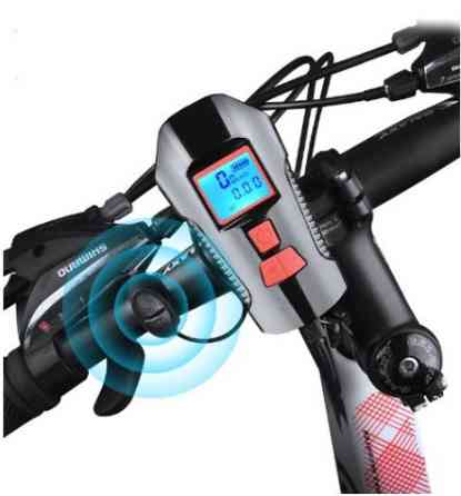 Велофара на кермо з сигналом і спідометром Xanec SFL15 Київ