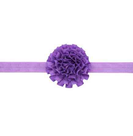 Бузкова пов'язка для дітей на голову - розмір універсальний (на резинці), квітка 7см Київ