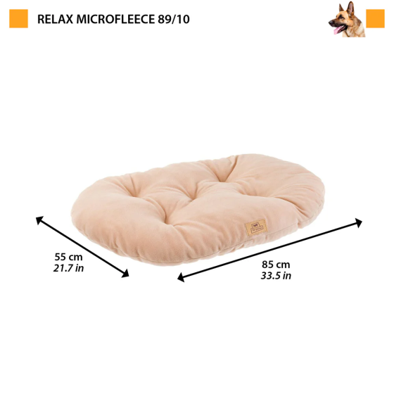 Лежак — подушка для собак і котів із мікрофлісу Ferplast Relax Microfleece (Ферпласт Релакс Мікрофліс) Запоріжжя