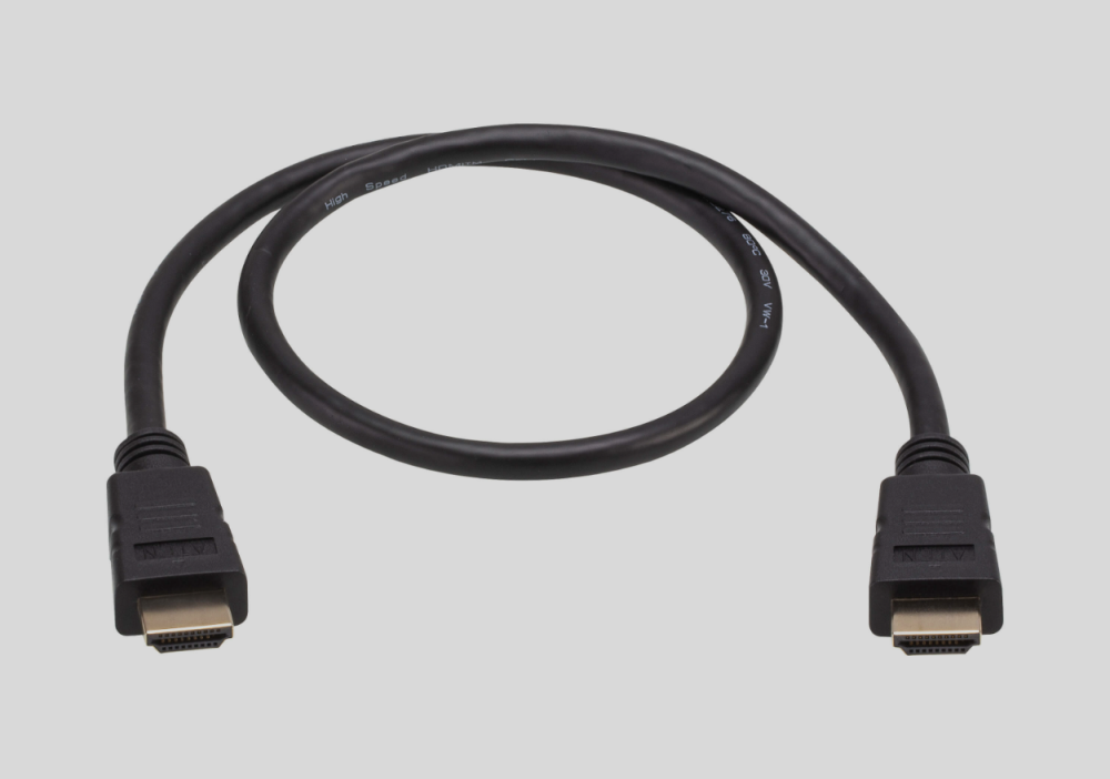 HDMI шнур 26AWG HDCC2610 чорний 0.6m Вінниця - фото 1