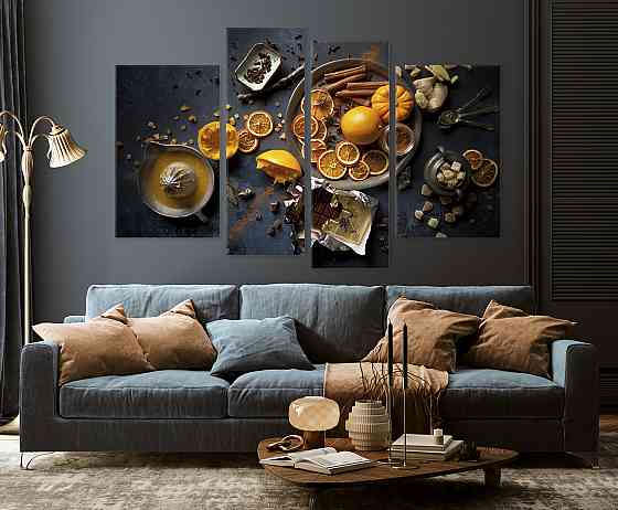 Модульна картина Апельсини з шоколадом Art-600_4 Київ