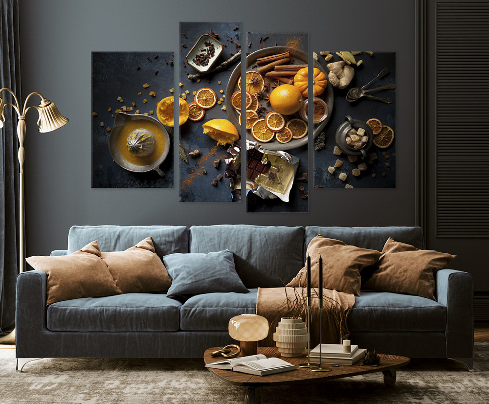 Модульная картина Апельсины с шоколадом Art-600_4 Киев - изображение 2