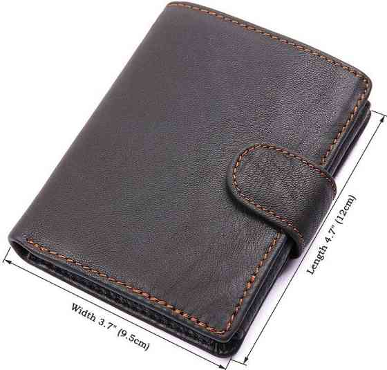 Гаманець чоловічий Чорний (Vintage) Київ