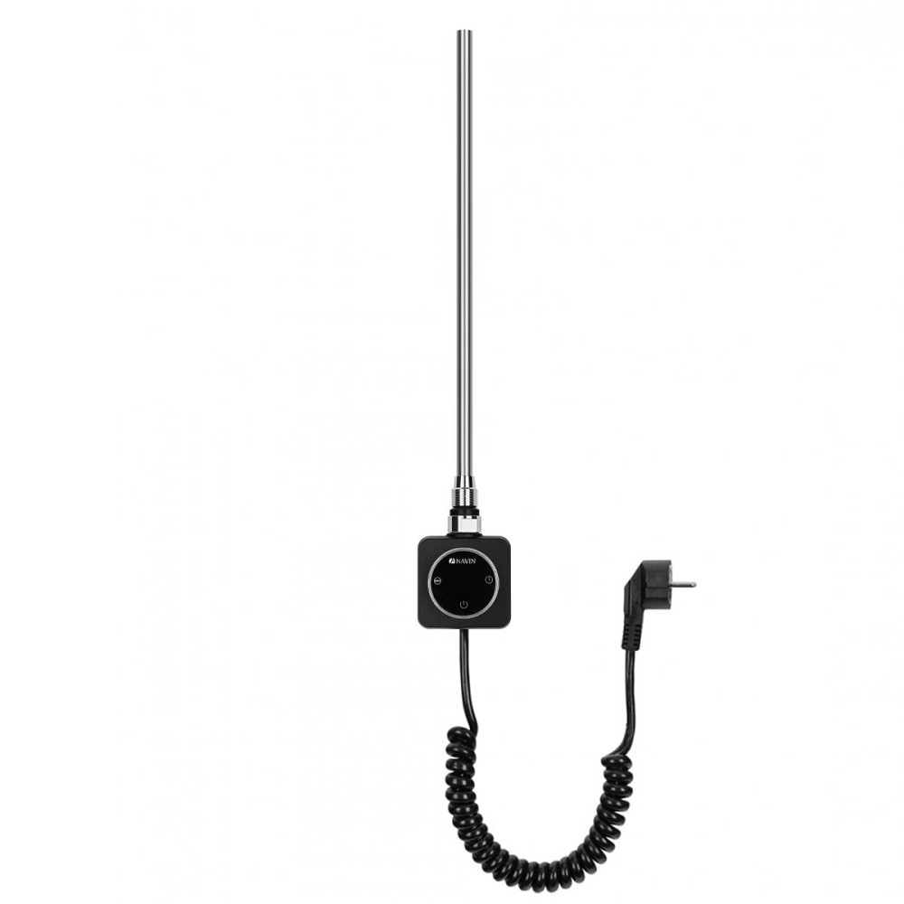 ТЕН для рушникосушарки NAVIN Accorto 300W з тижневим програматором WIFI, чорний Київ - фото 2