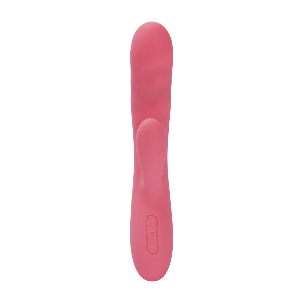 Вибратор-кролик Svakom Avery Strawberry Pink с двигающимся стволом, движение вперед-назад Sex Aura Киев - изображение 7