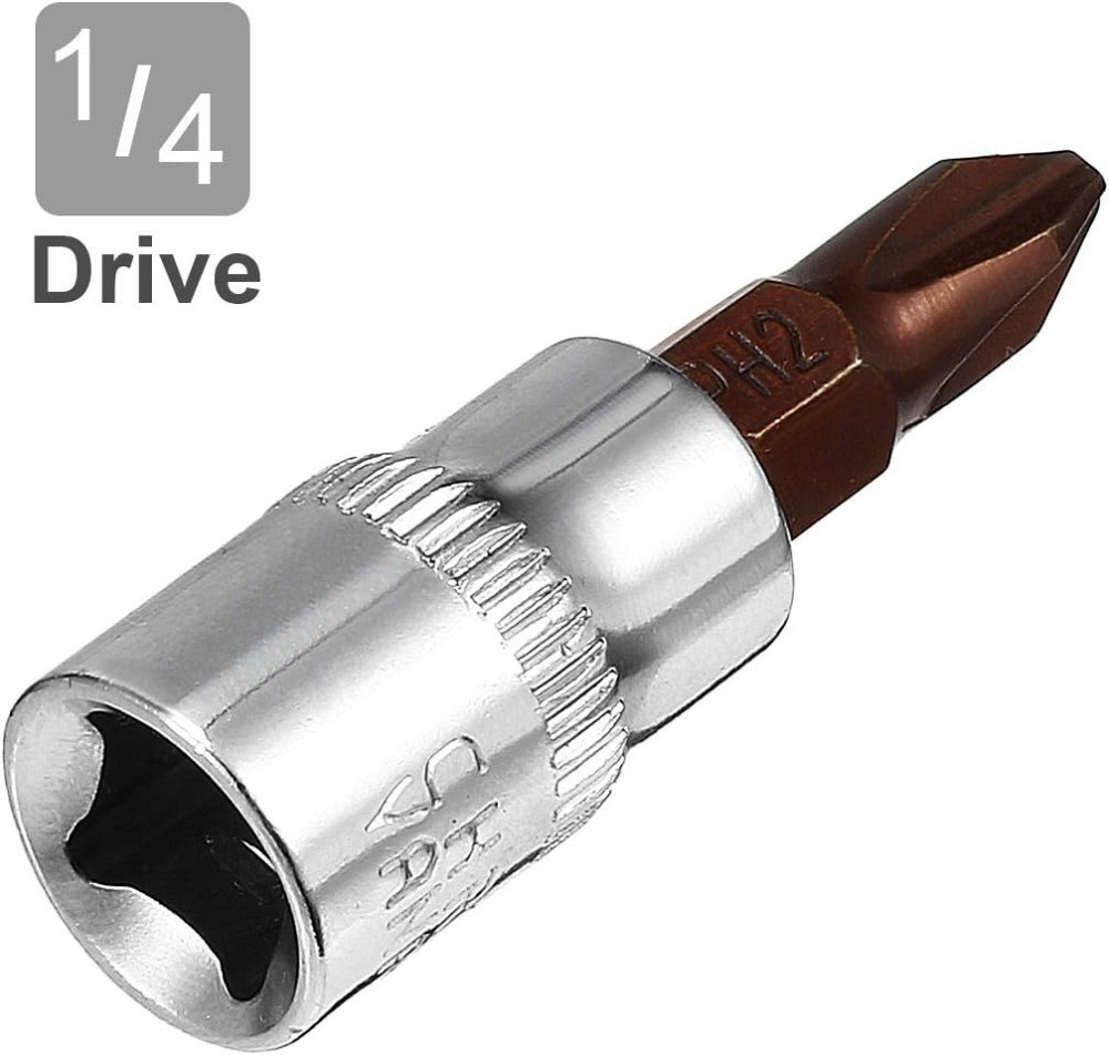 Головка 1/4" з насадкою Philips PH2 Forsage F-321322 Premium Одеса - фото 2