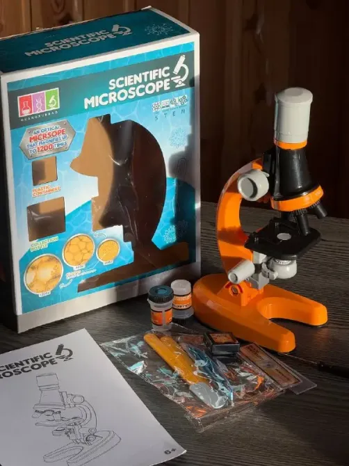 Детский микроскоп Scientific Microscope увеличивает в 1200 раз Коломыя - изображение 2