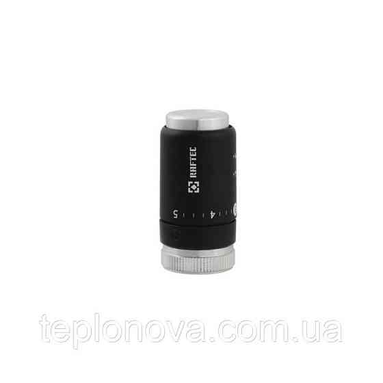 Комплект термостатических клапанов угловой Raftec KTU11 Black Черновцы
