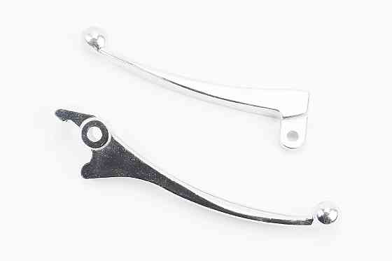Важелі керма лівий, правий к-кт 2шт (під диск. / барабан. гальмо) Suzuki AD50 "хром" Київ