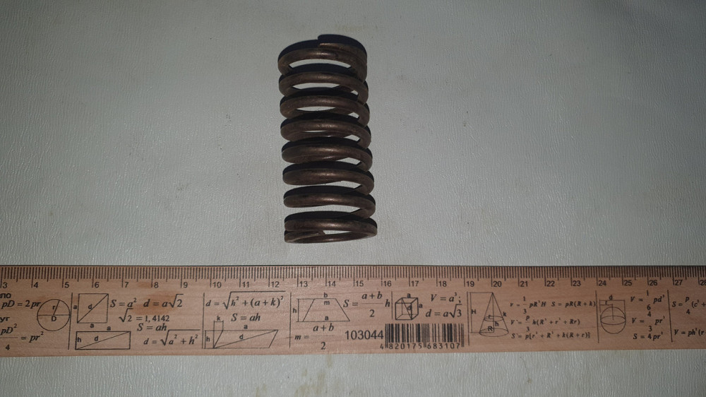 Пружина стиснення 31.6х63х3.5 мм. СССР. Харків - фото 2