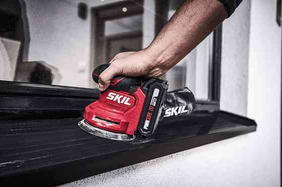 Шліфмашина ексцентрикова акумуляторна безщіткова, SKIL 3746 CA 11071000201 (SR1E3746CA) Одеса