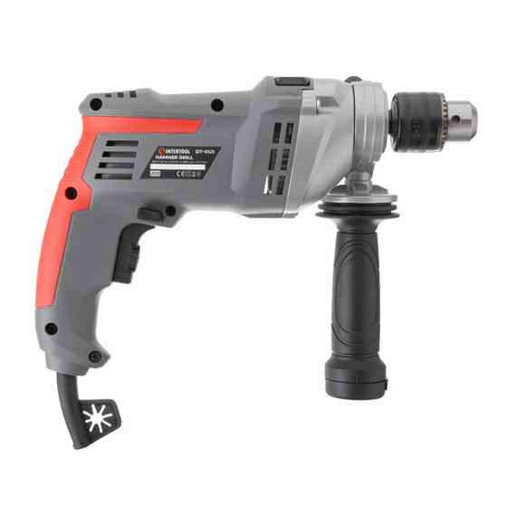Дриль ударнийINTERTOOL DT-0121 , 0,95 кВт, 2800 об/хв, 1,5-13 мм, реверс - електродриль з регулюванням обертів Львів