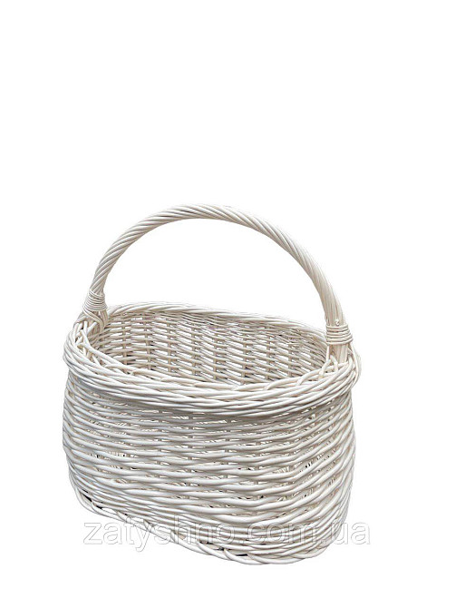 Білий кошик на подарунки Київ - фото 3