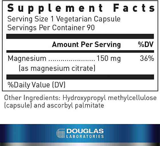 Магній цитрат Douglas Laboratories Magnesium Citrate 90 капс Київ