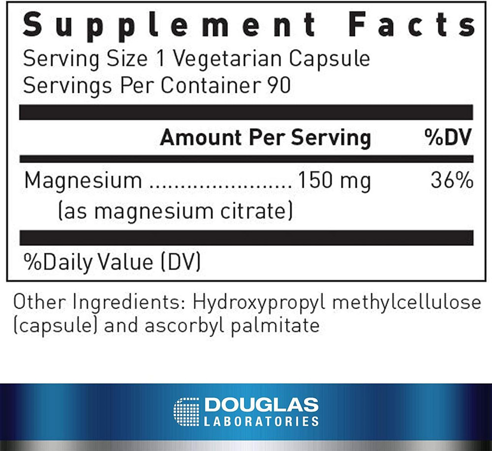 Магній цитрат Douglas Laboratories Magnesium Citrate 90 капс Київ - фото 2