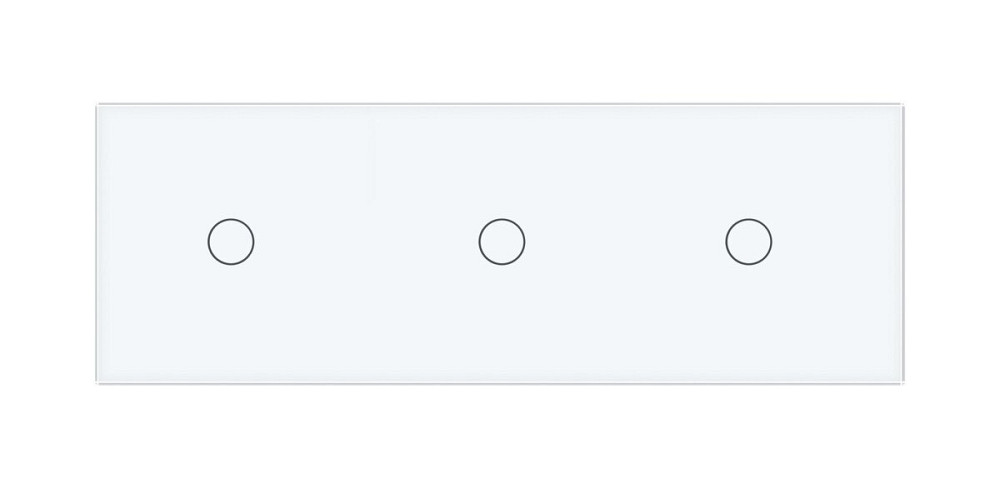 Сенсорний диммер 3 сенсора (1-1-1) Livolo білий скло (VL-C701D/C701D/C701D-11) Коломыя - изображение 5