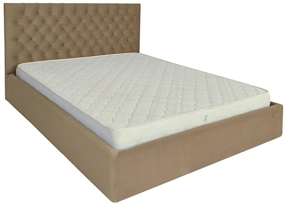 Кровать Cambridge Comfort 140 х 190 см Альмира 02 С подъемным механизмом и нишей для белья Мокко Киев - изображение 1